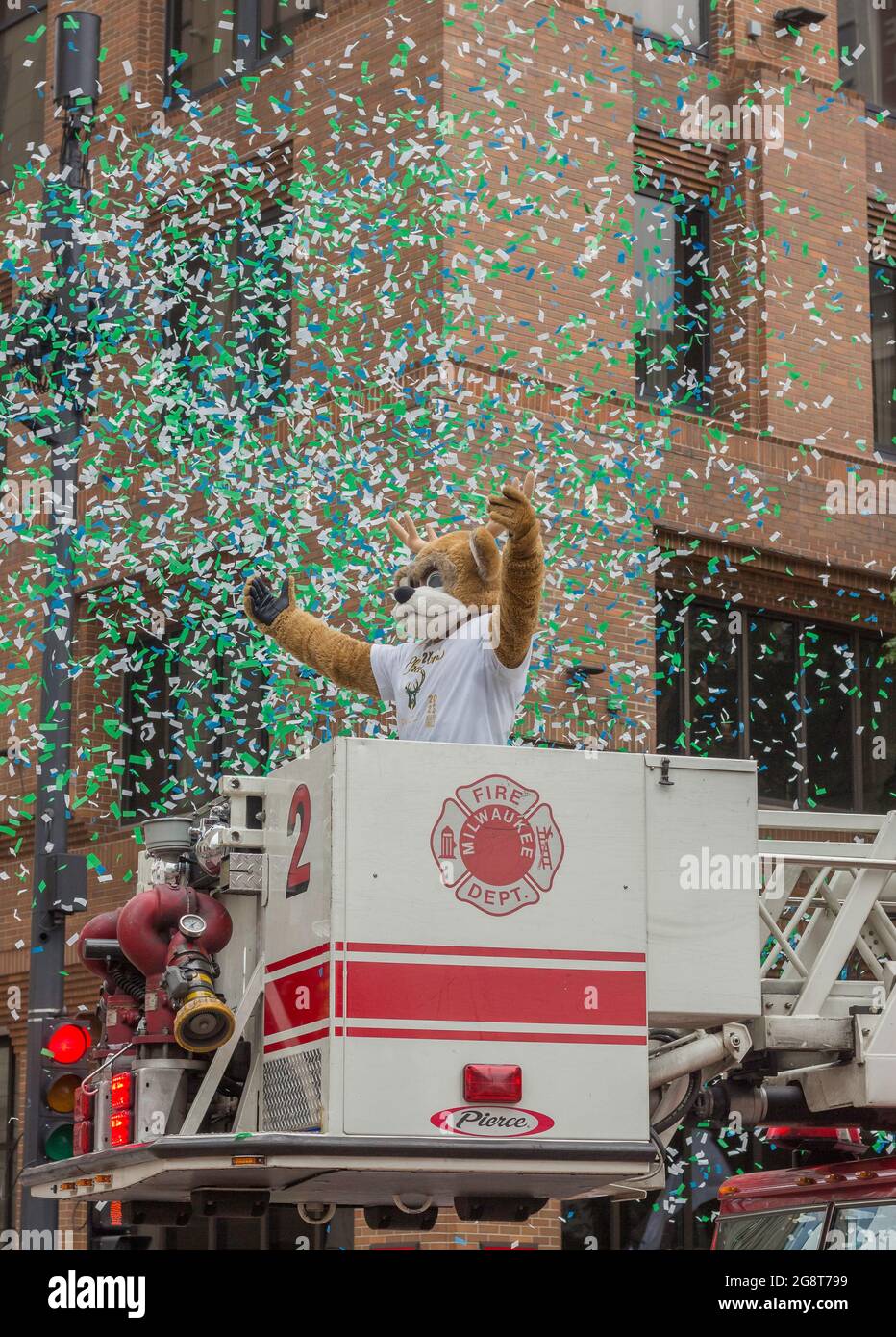 Milwaukee Bucks NBA Finals Celebration In Milwaukee, Wisconsin ...