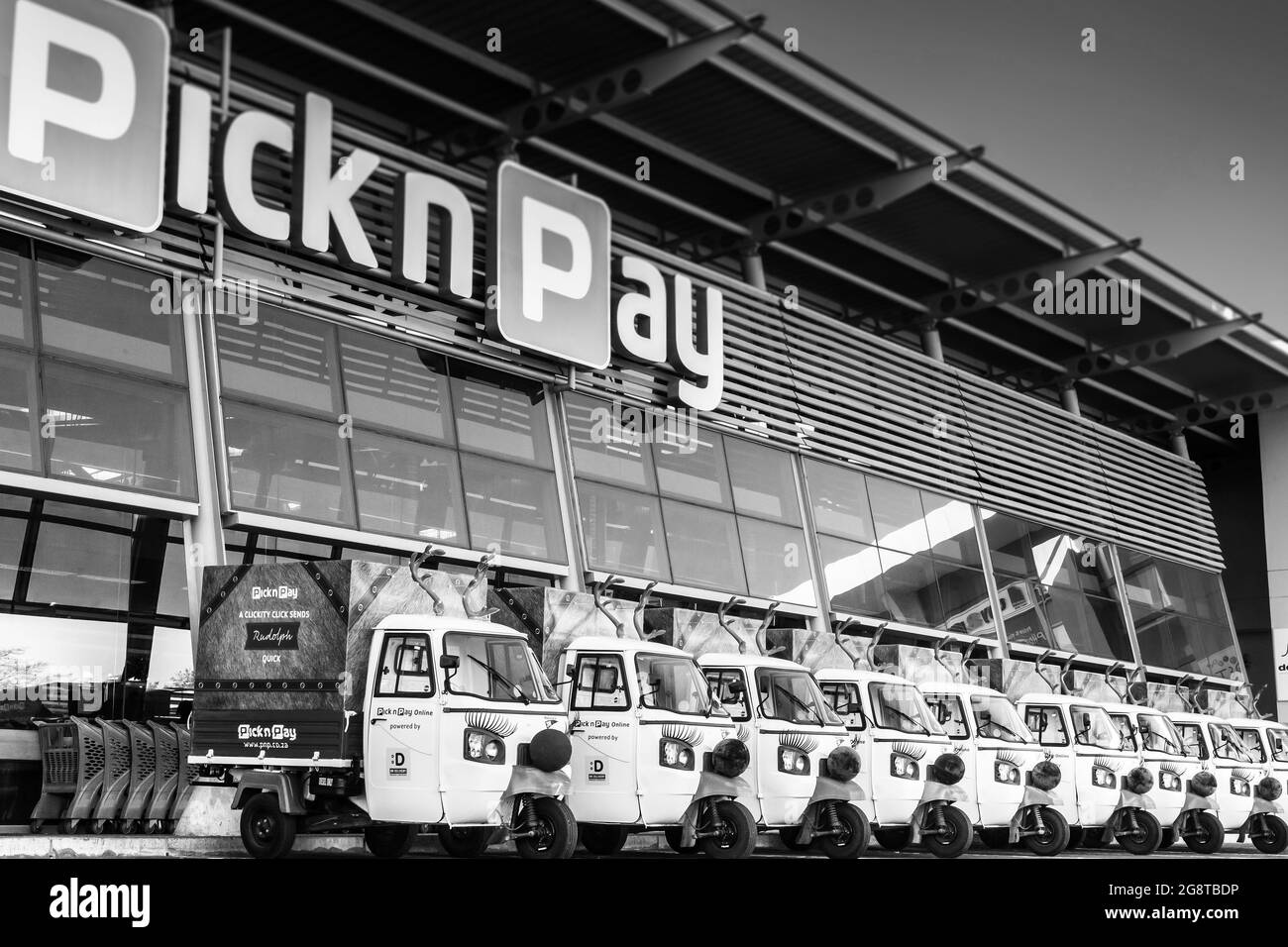 Home delivery Black and White Stock Photos & Images Alamy