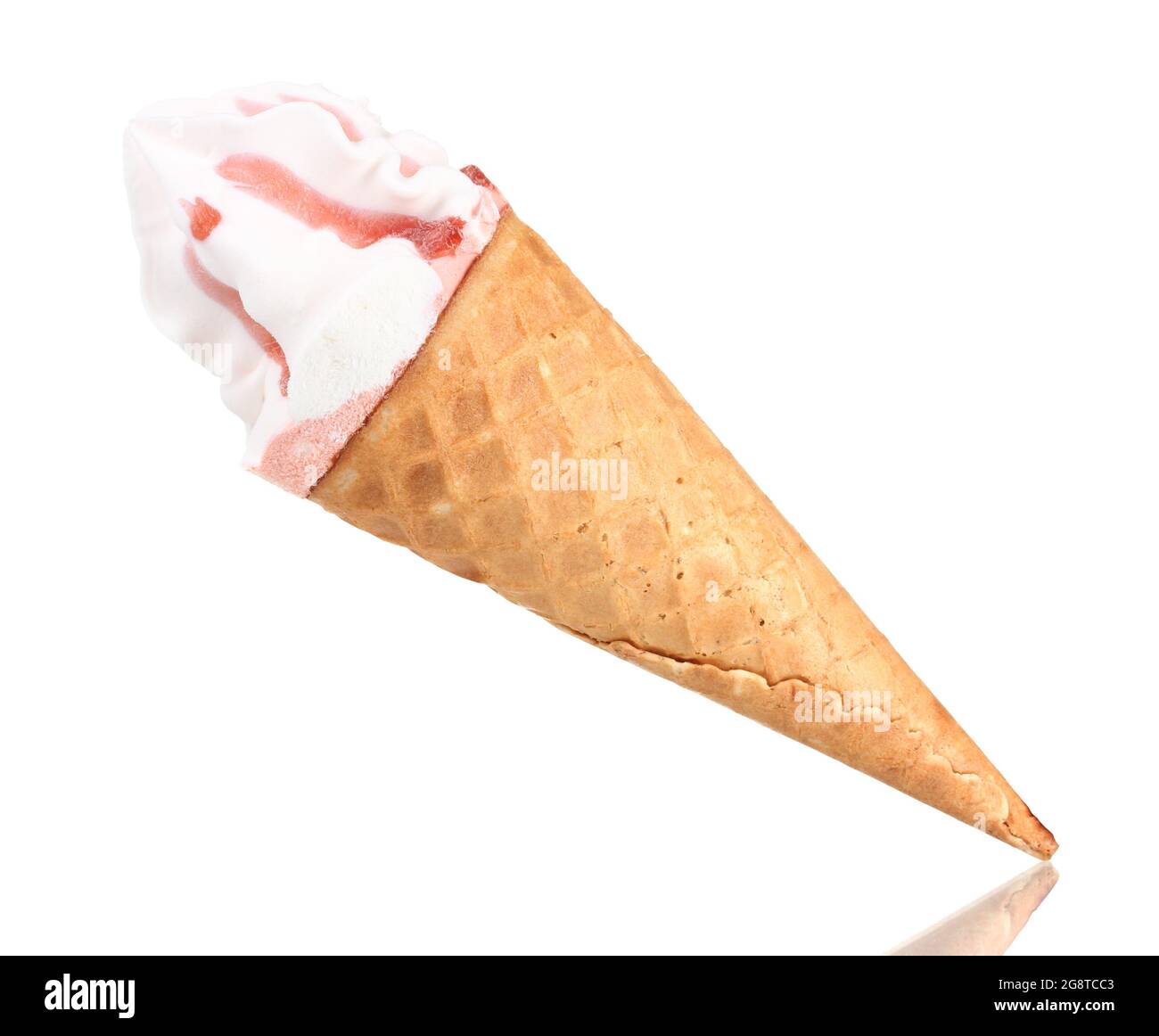 ice cream horn isolated on white Stock Photo Alamy