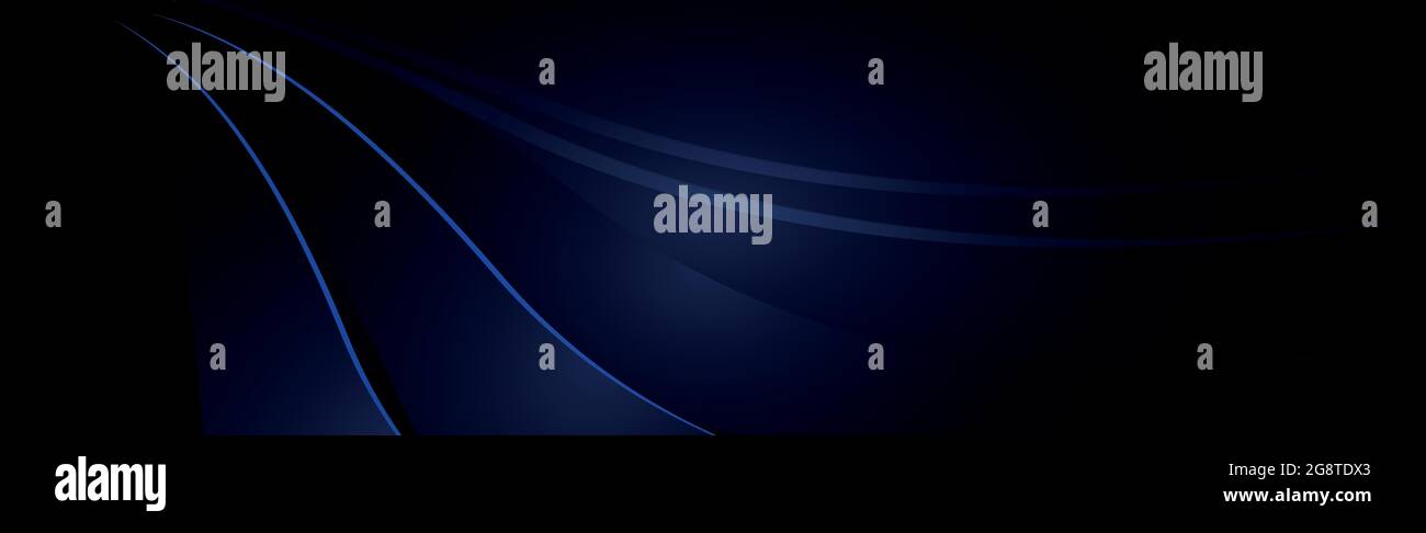 Abstract dark blue background with lines - Vector illustration Stock ...