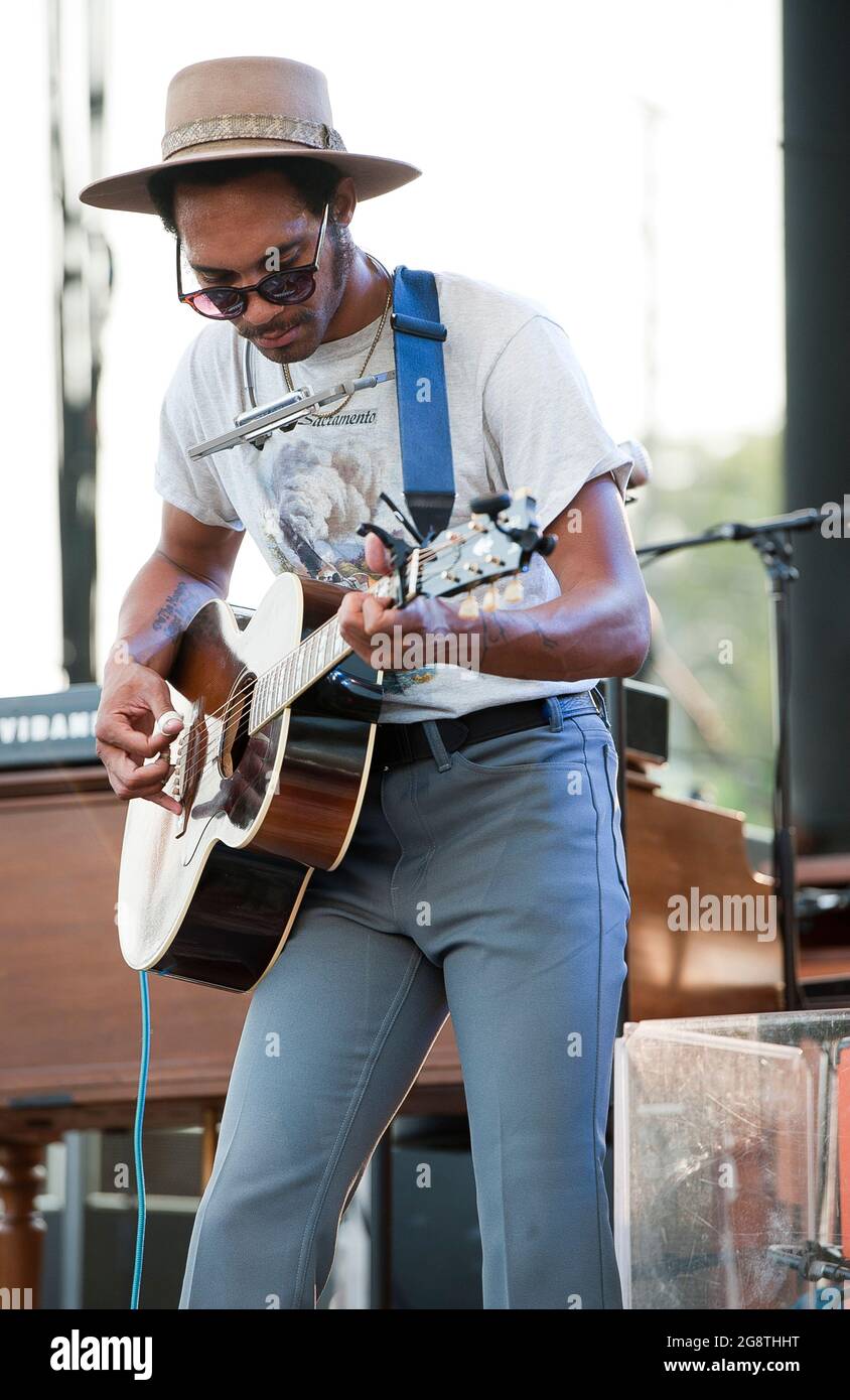 Tre Burt July 21, 2021 - Raleigh, North Carolina; USA - Musician TRE BURT ...
