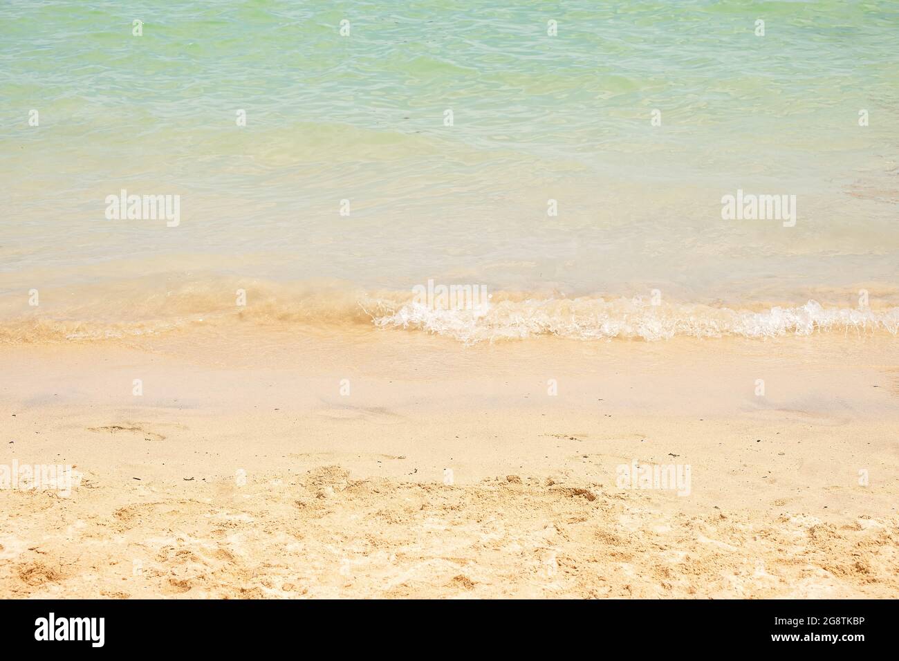 Tranquil seascape at Porthminster beach Stock Photo