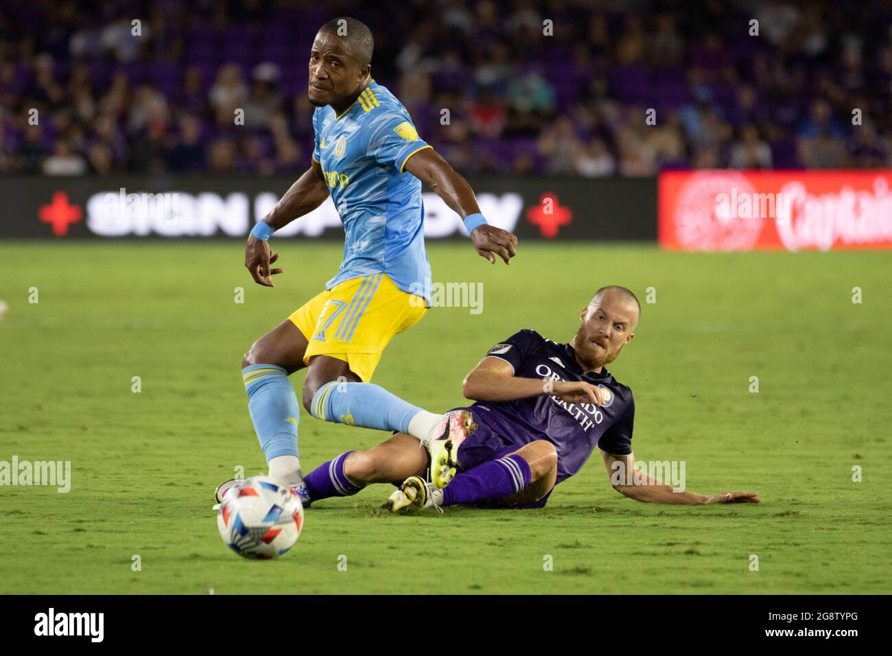 Orlando, Florida, USA, July 20, 2022, Orlando City player