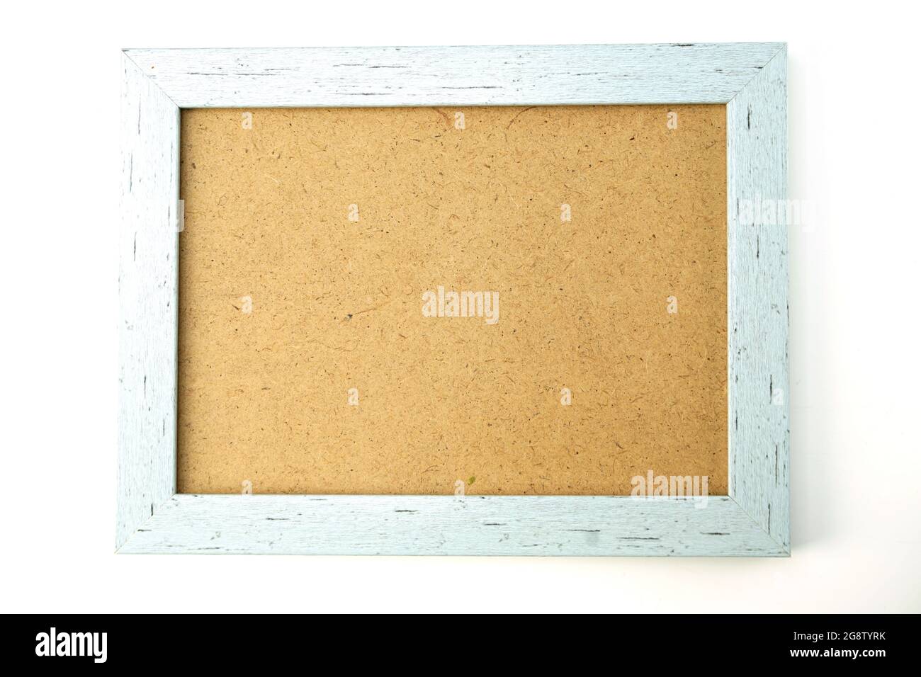 wooden photo frame isolated on white background Stock Photo - Alamy