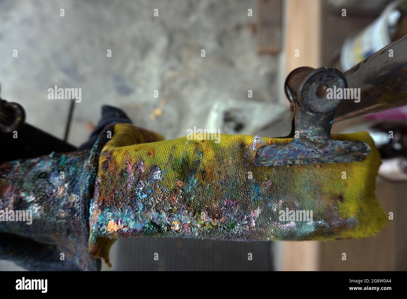 art supplies, drawing, oil painting Stock Photo Alamy