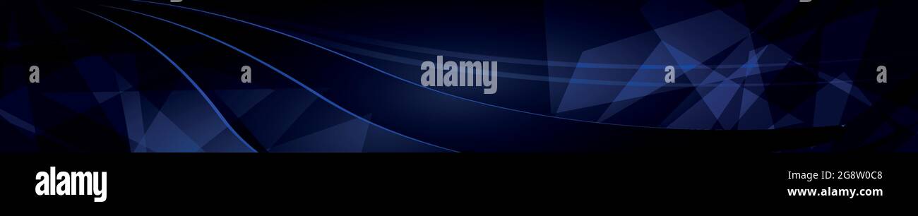 Abstract dark blue background with lines - Vector illustration Stock ...