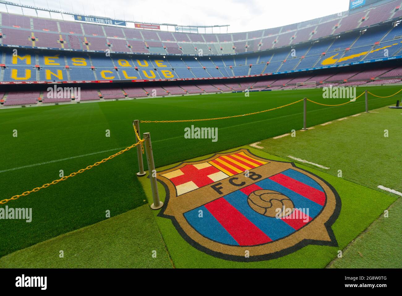 Camp Nou stadium of FC Barcelona, Catalonia Stock Photo - Alamy