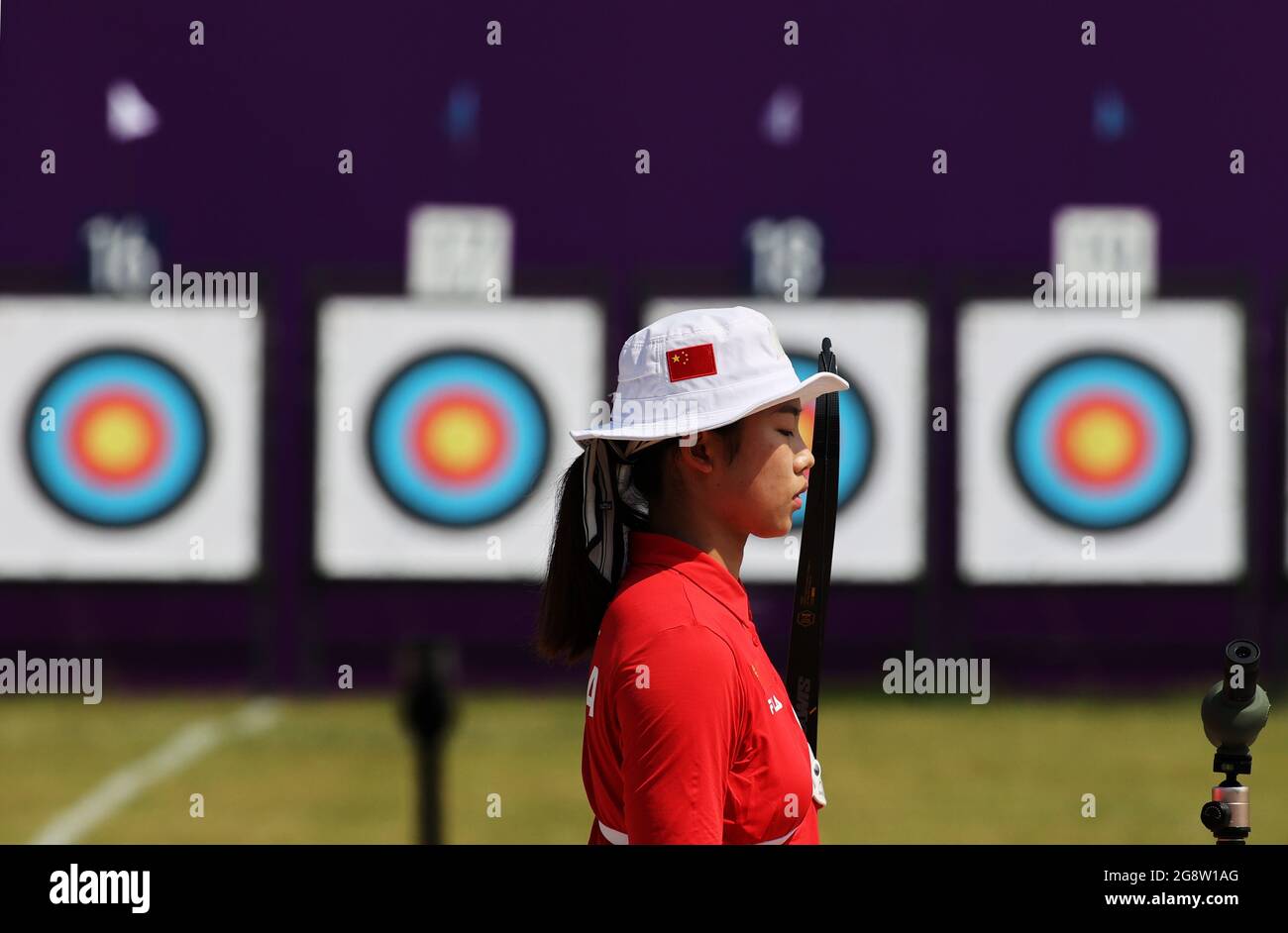 Tokyo, Japan. 23rd July, 2021. Yang Xiaolei of the Chinese women's ...