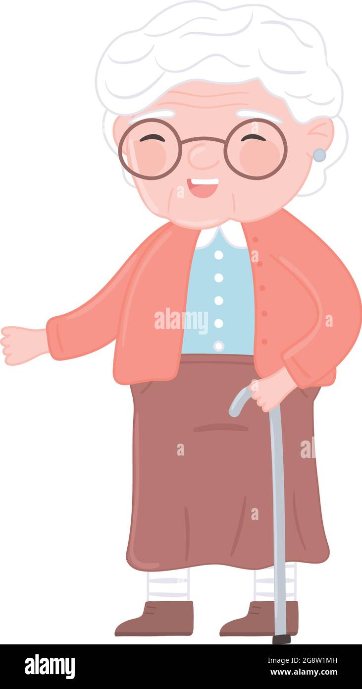 Grandma Wearing Glasses Grandma Wearing Glasses