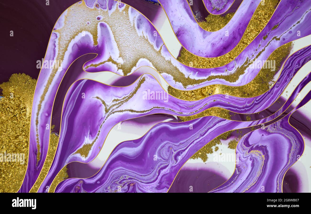 Purple wave pattern hi-res stock photography and images - Alamy