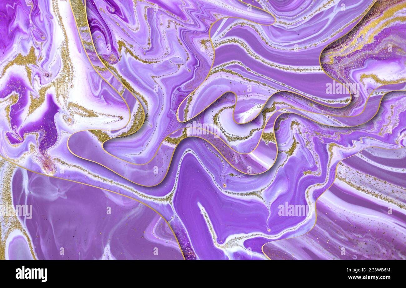 Purple wave pattern hi-res stock photography and images - Alamy