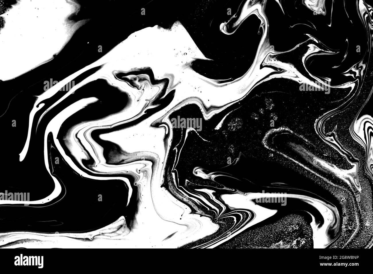 Black and white abstract marble background Stock Photo - Alamy