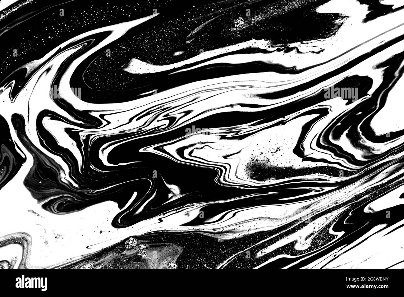 Black and white abstract marble acrylic background Stock Photo - Alamy