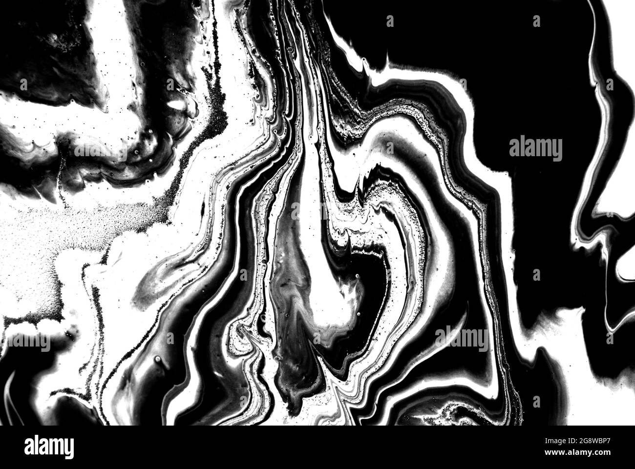 Black and white abstract marble acrylic background Stock Photo - Alamy