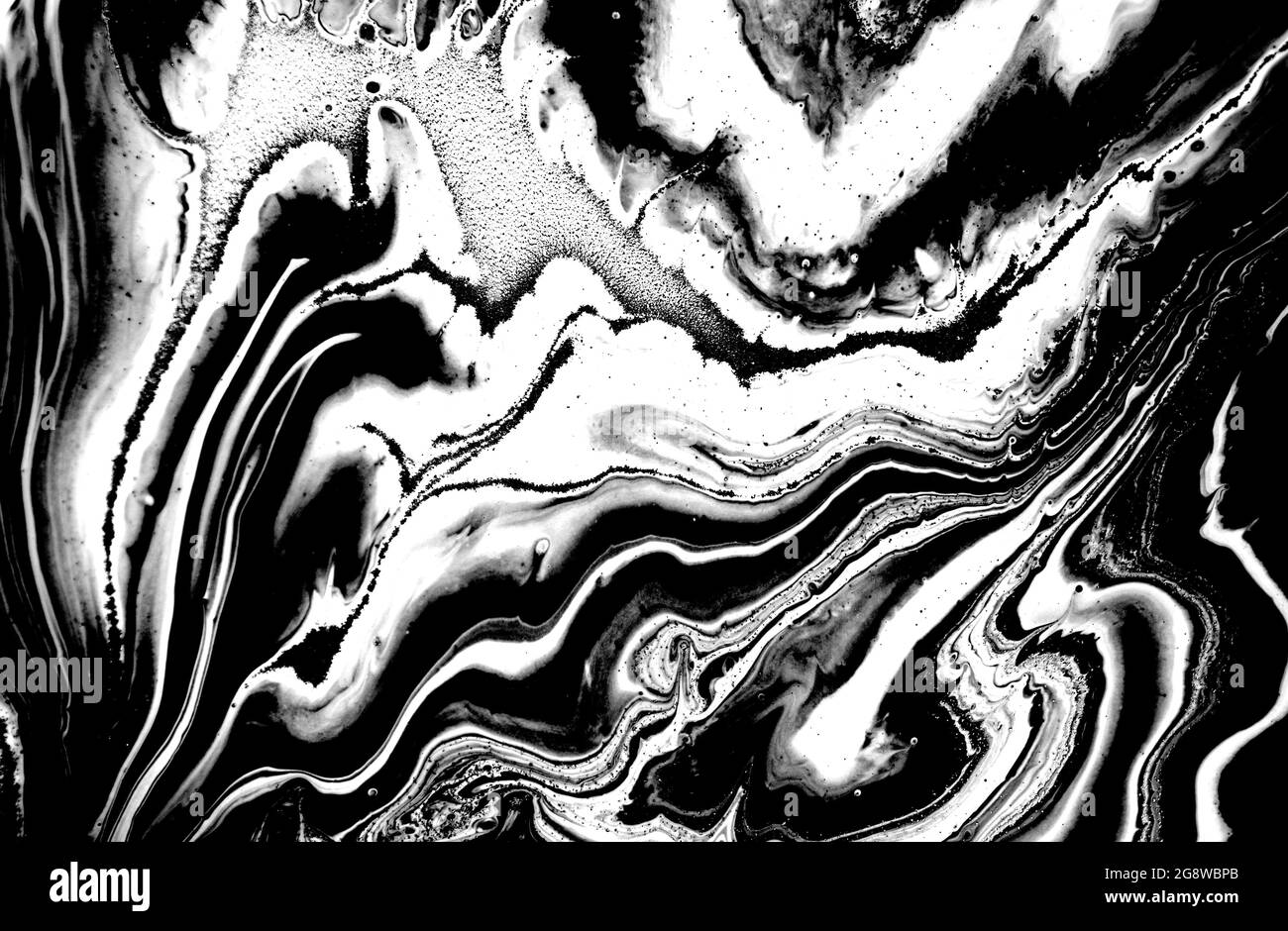 Black and white abstract marble background Stock Photo - Alamy
