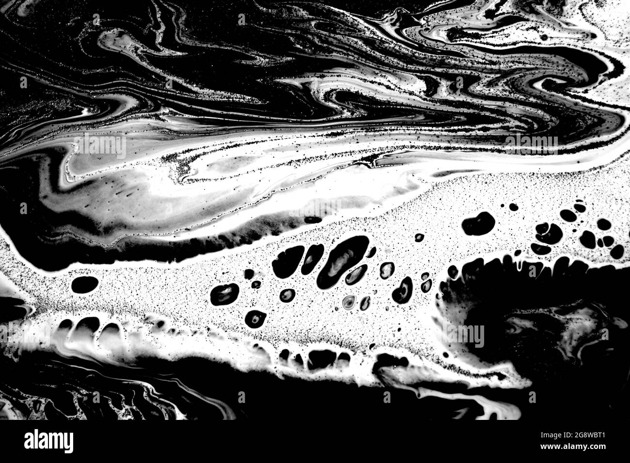 Black and white abstract marble background Stock Photo - Alamy