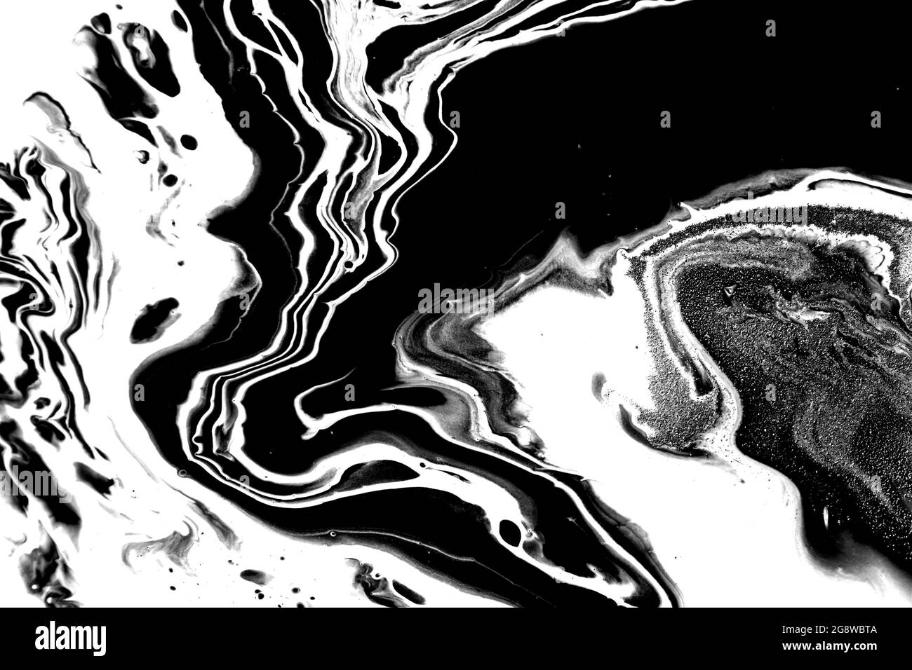 Black and white abstract marble background Stock Photo - Alamy
