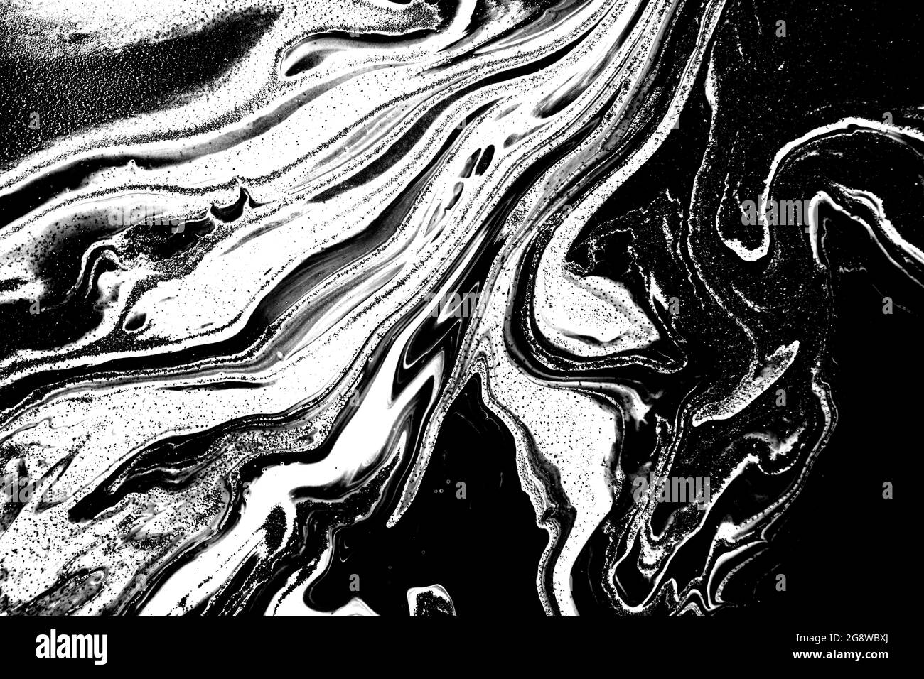 Black and white abstract marble acrylic background Stock Photo - Alamy