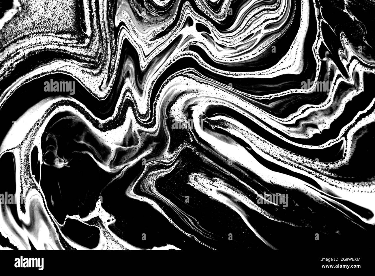 Black and white abstract marble background Stock Photo - Alamy