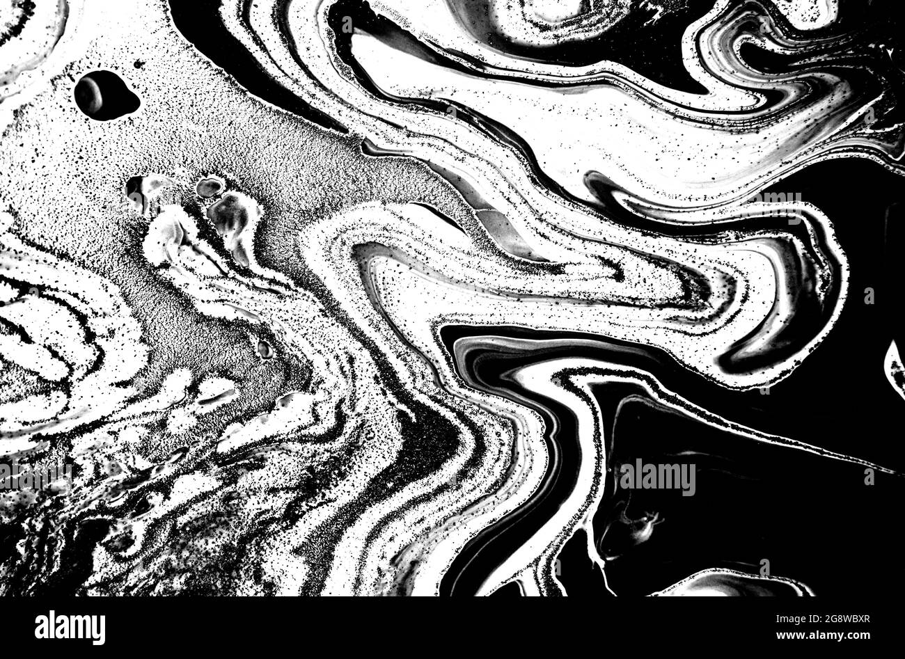 Black and white abstract marble background Stock Photo - Alamy