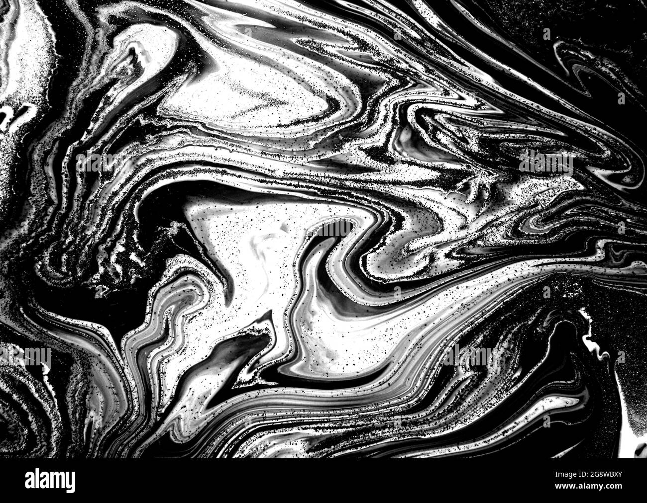 Black and white abstract marble acrylic background Stock Photo - Alamy