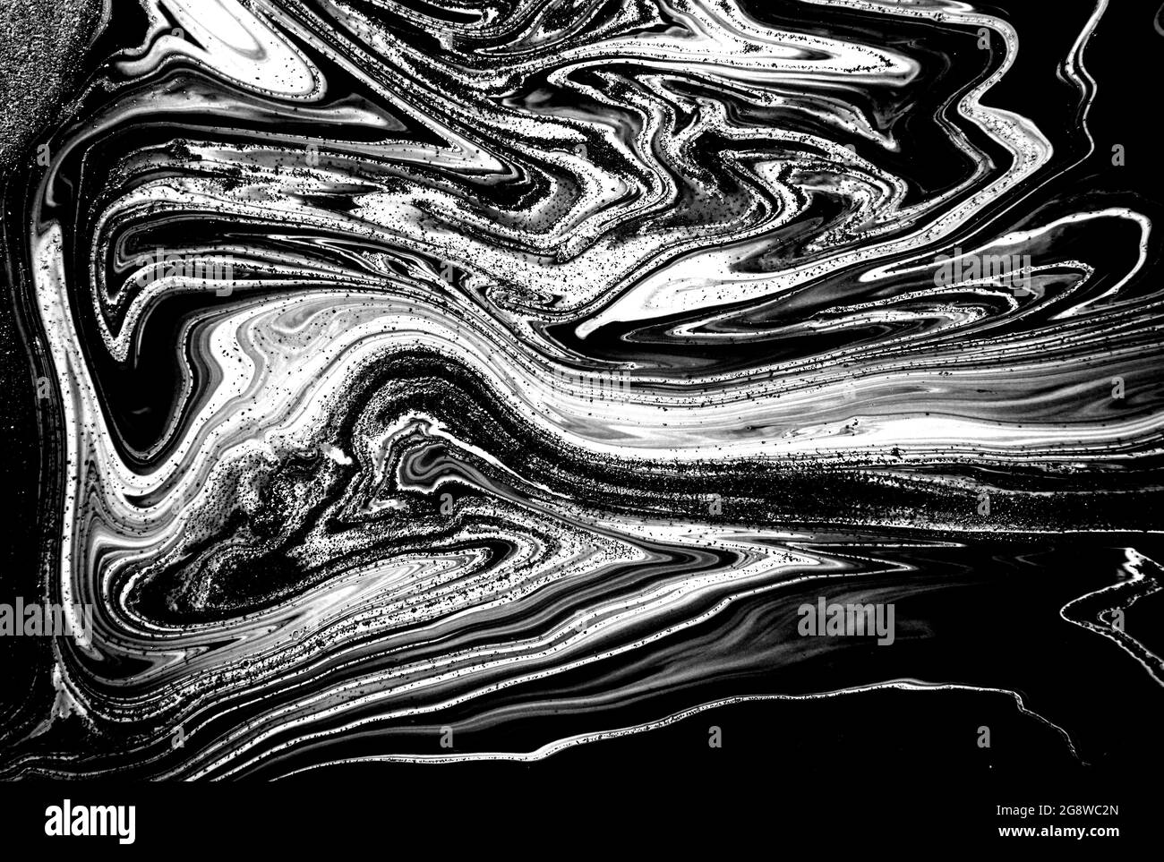 Black and white abstract marble acrylic background Stock Photo - Alamy