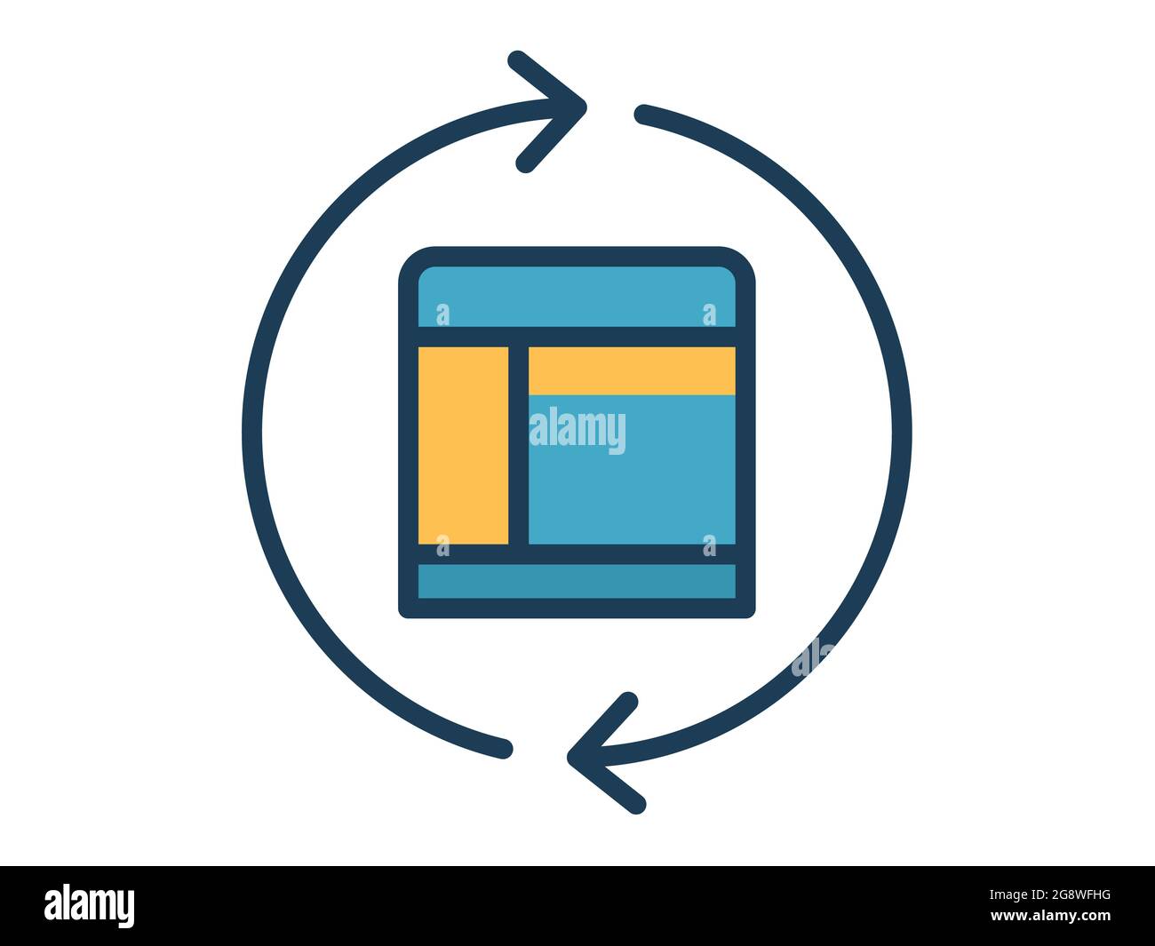 monotheism single isolated icon with filled line style vector ...