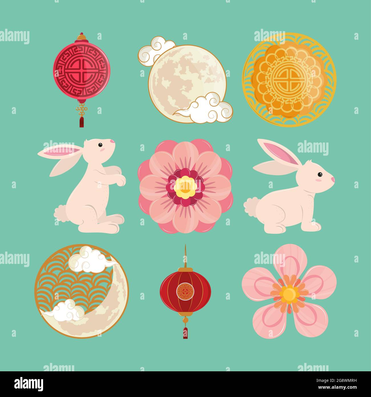 chinese mid autumn Stock Vector Image & Art - Alamy