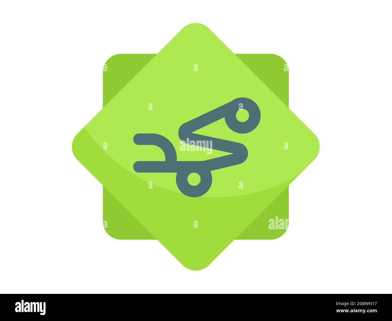 muhammad prophet islam word single isolated icon with flat style vector illustration Stock Photo