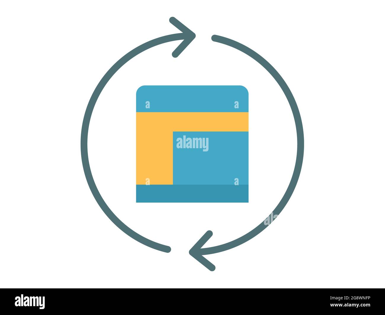 monotheism single isolated icon with flat style vector illustration ...