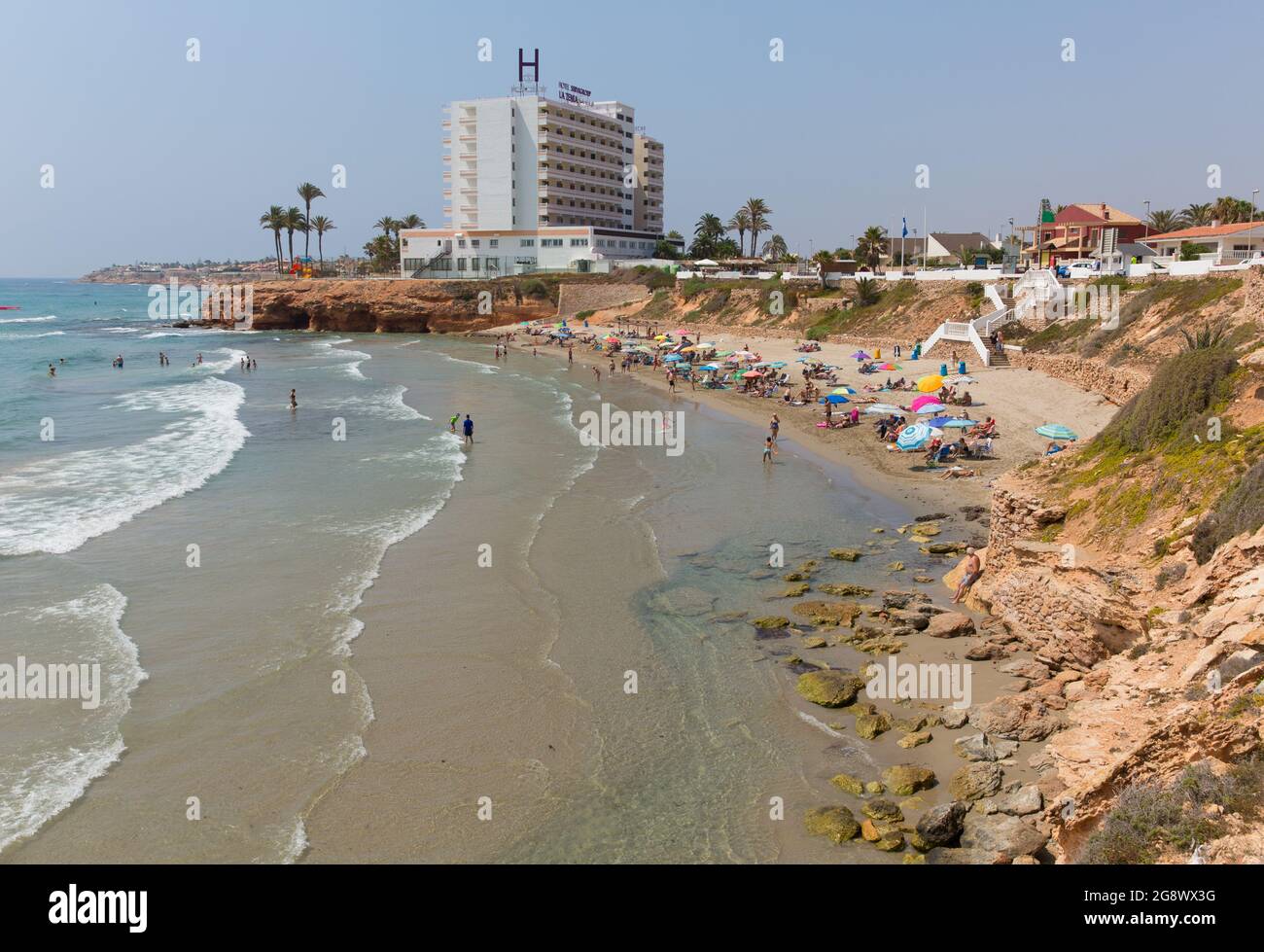 Playa Cala Cerrada Orihuela Spain beautiful beach near La Zenia in