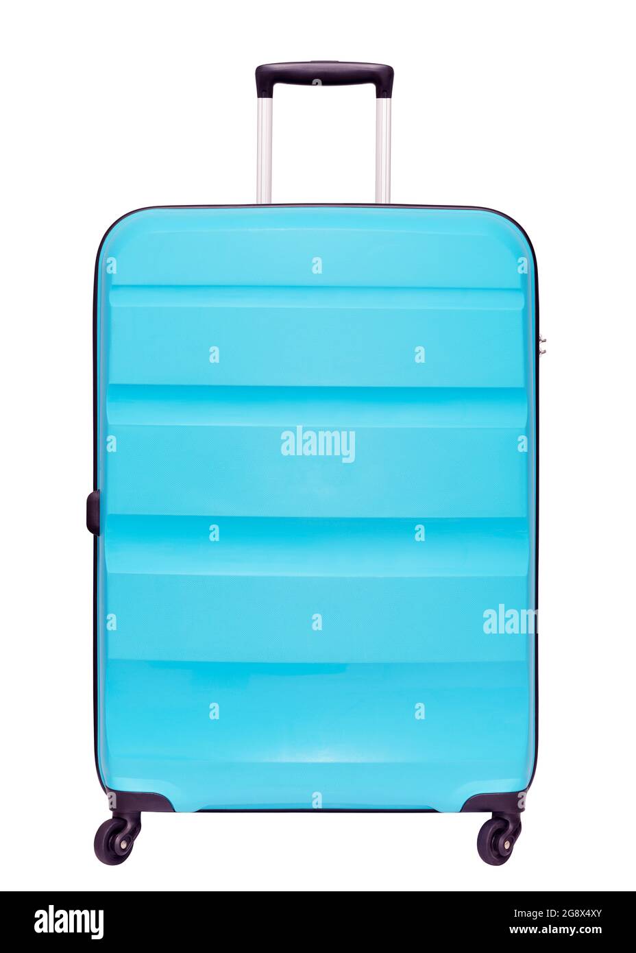 Suitcase against a White Background Stock Photo