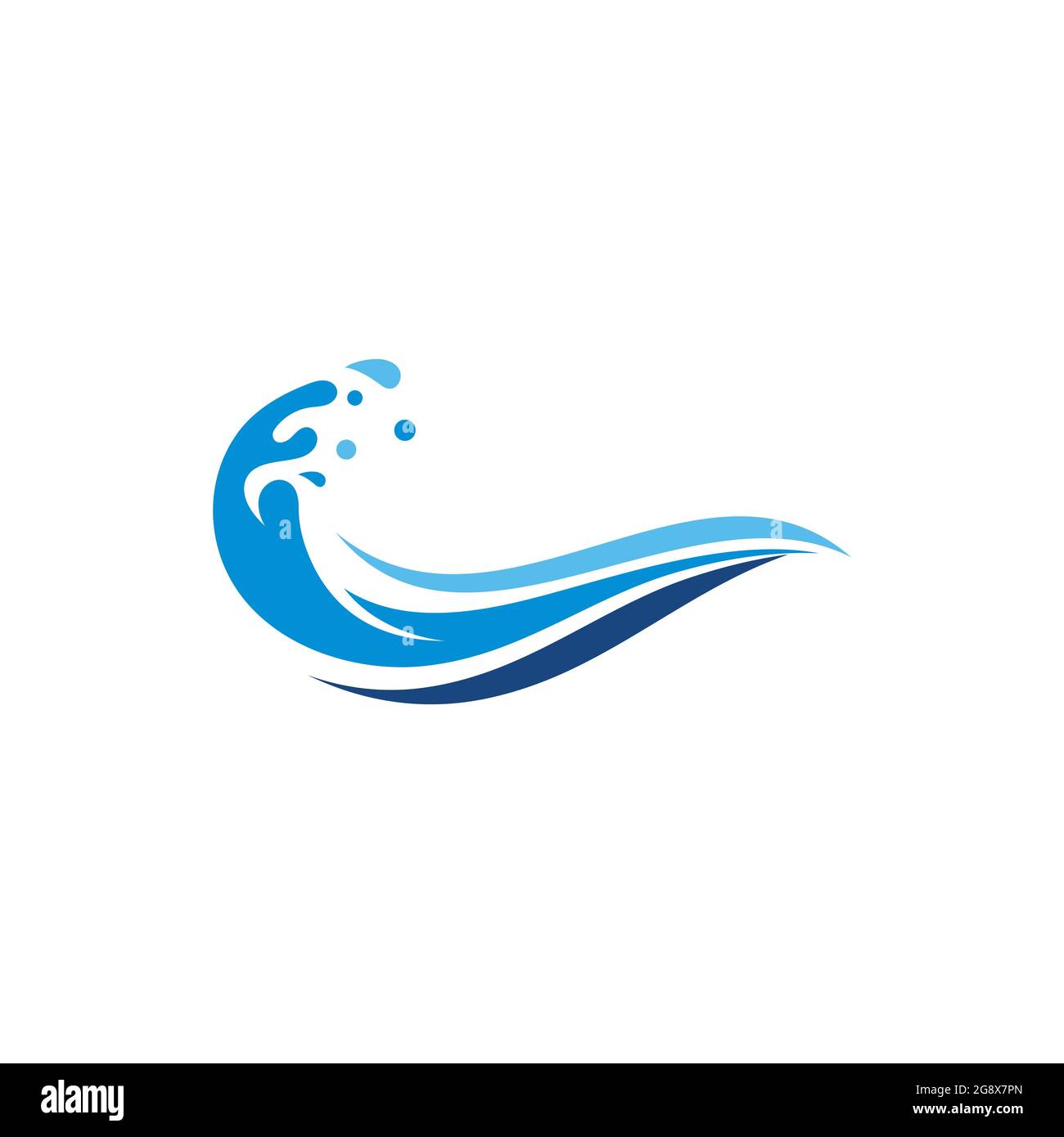 Water wave icon vector illustration design template Stock Vector Image ...