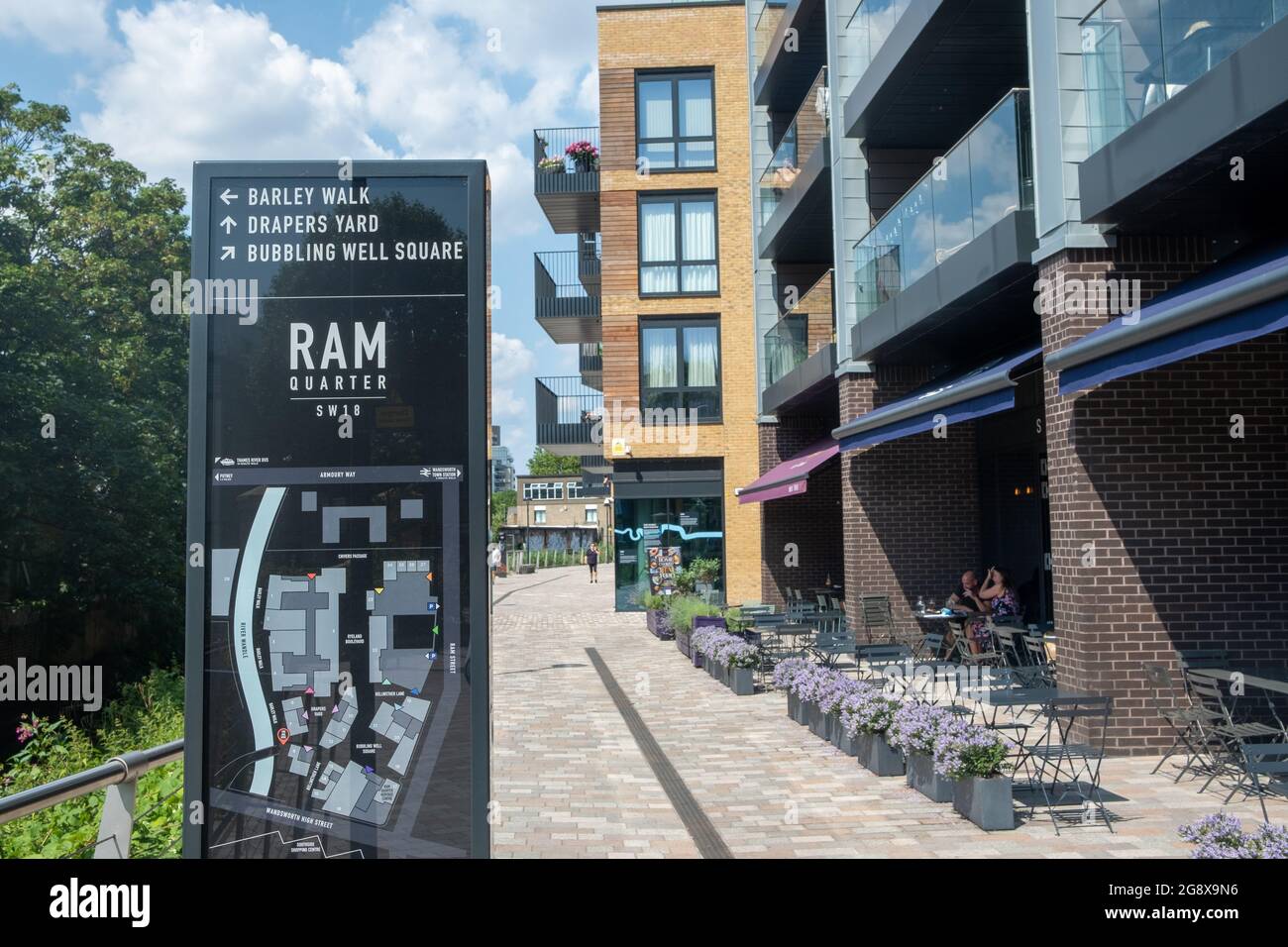 London July 2021 The Ram Quarter, a new residential development in