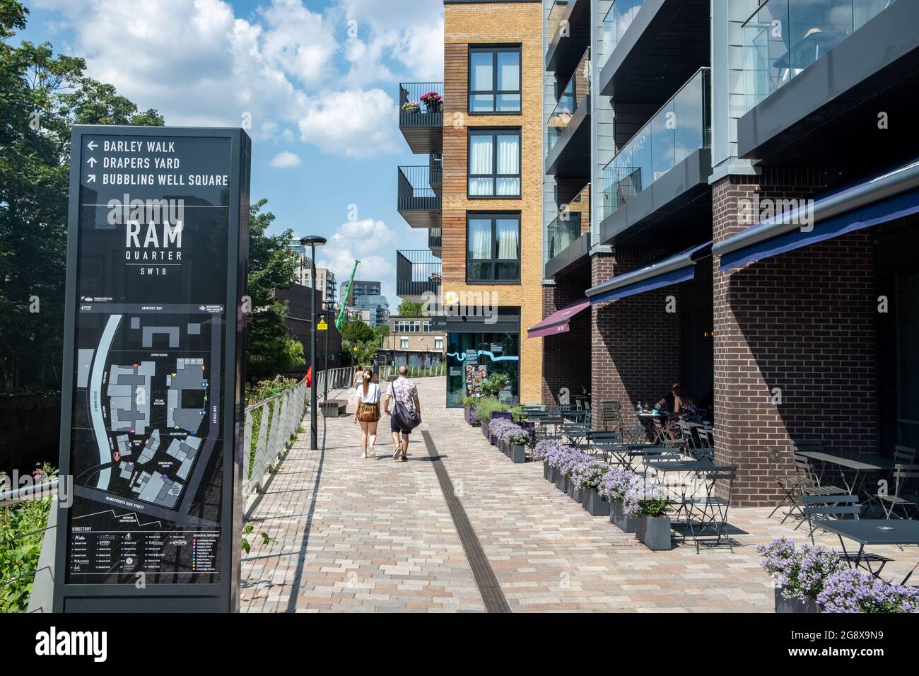 London July 2021 The Ram Quarter, a new residential development in