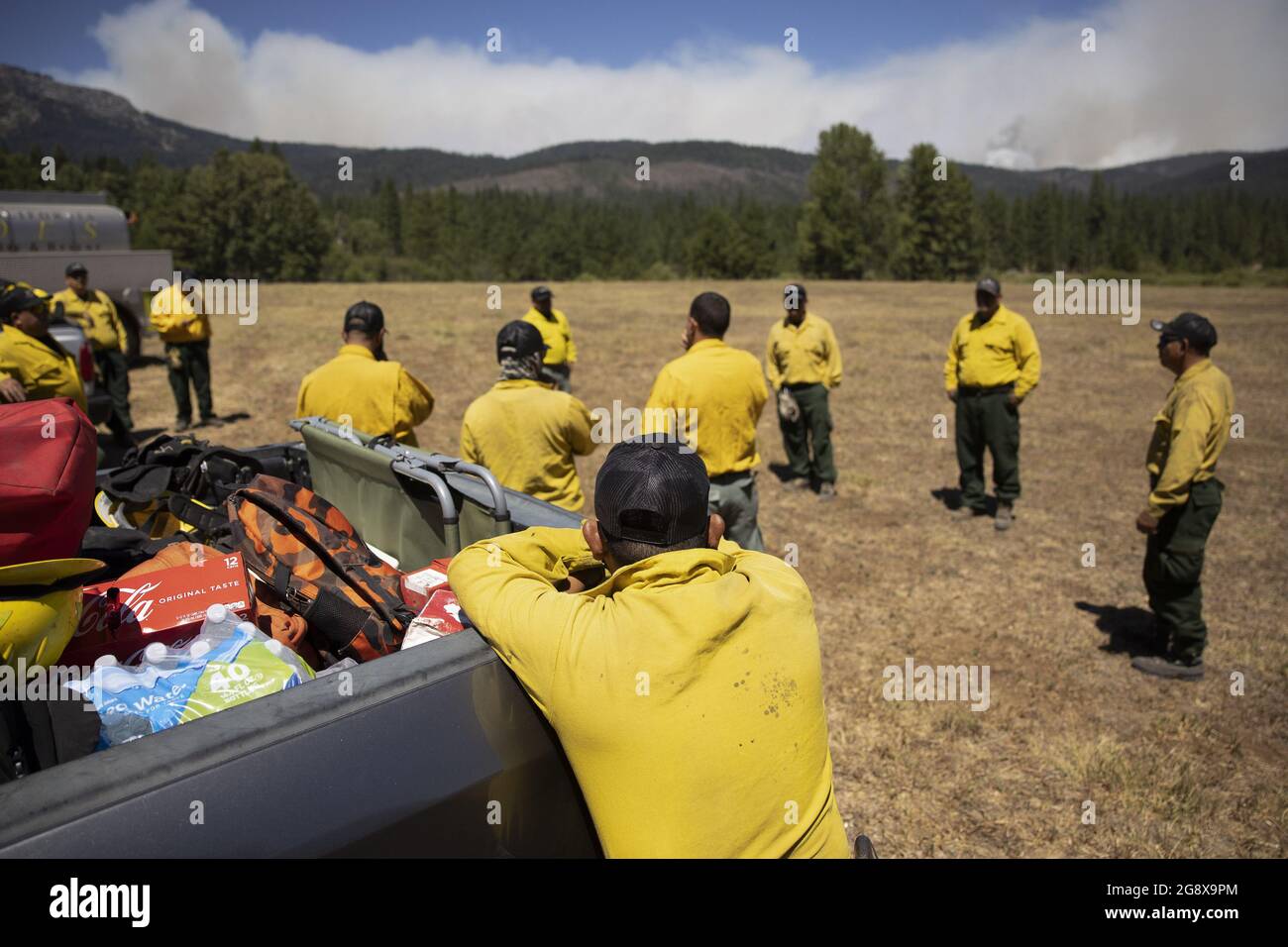 Plumas National Forest, United States. 23rd July, 2021. An all hispanic