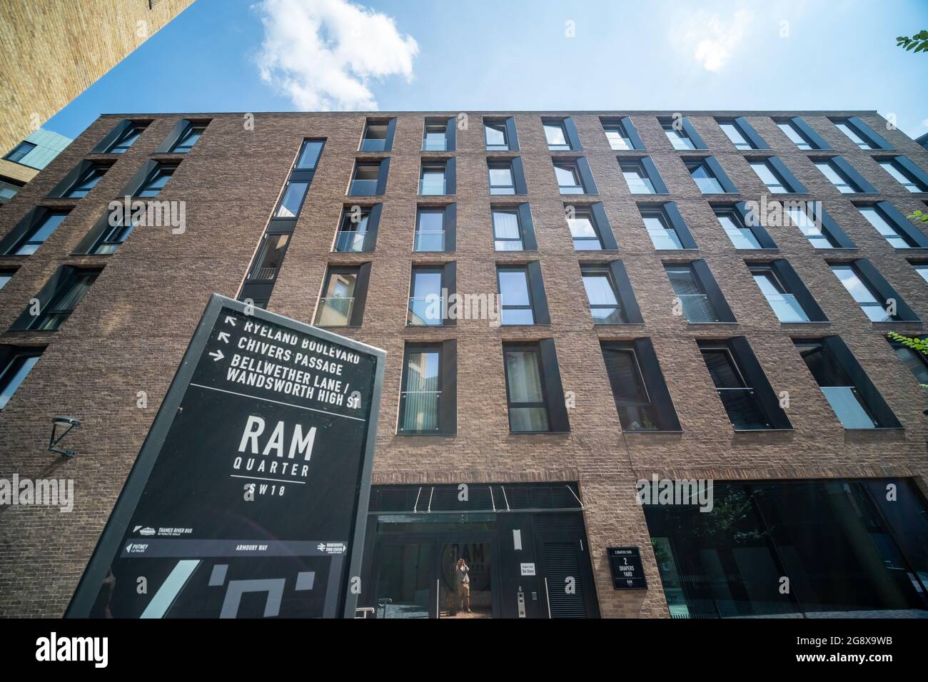 London July 2021 The Ram Quarter, a new residential development in