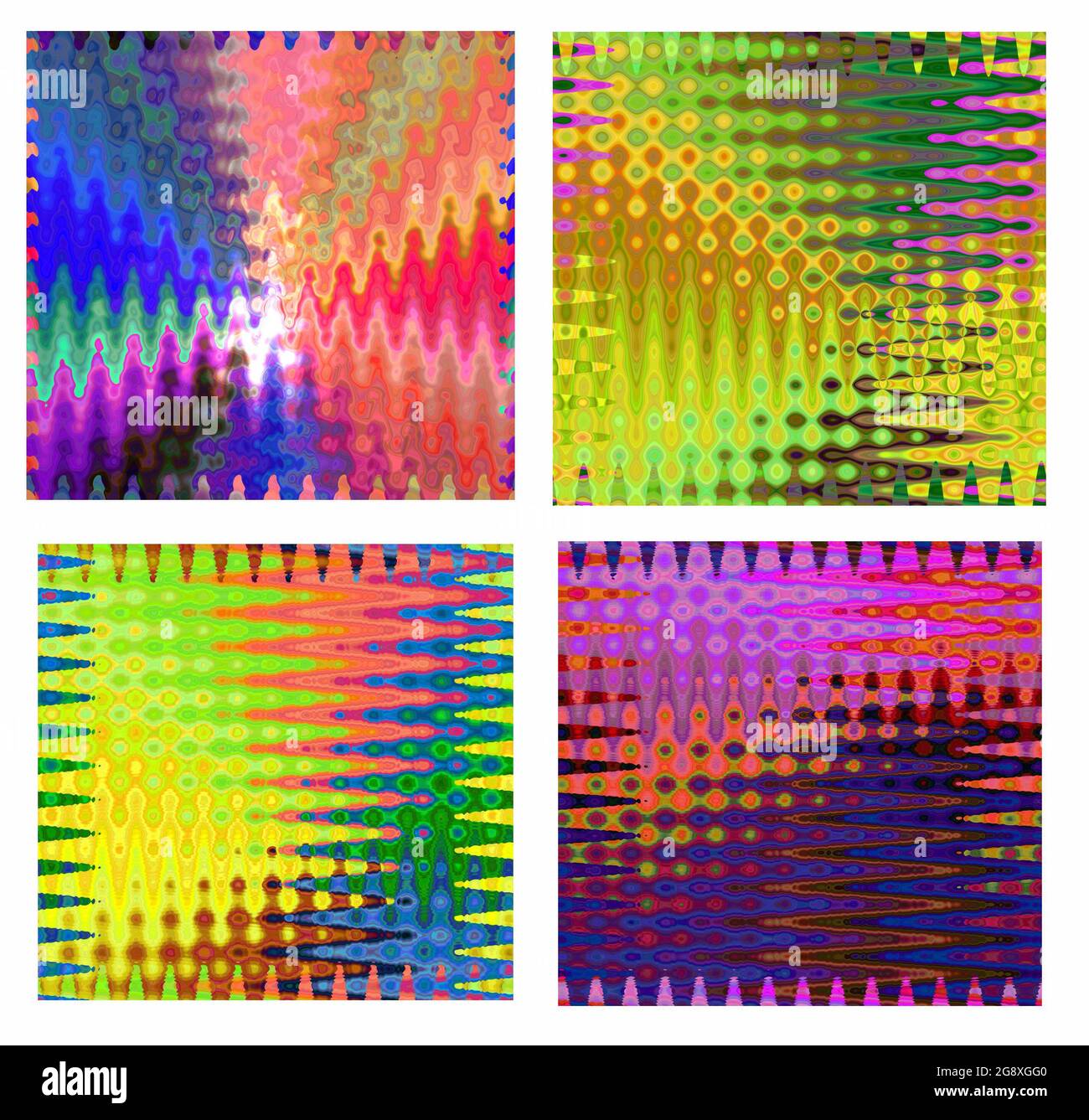 multicolored graphic abstract image Stock Photo