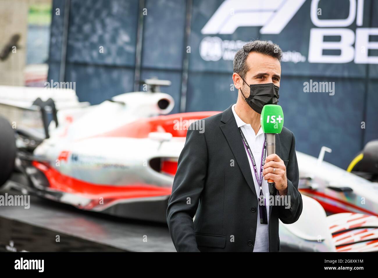 DUPIN Laurent, TV presenter commentateur Canal+, portrait during the Formula 1 Pirelli British Grand Prix 2021, 10th round of the 2021 FIA Formula One World Championship from July 16 to 18, 2021