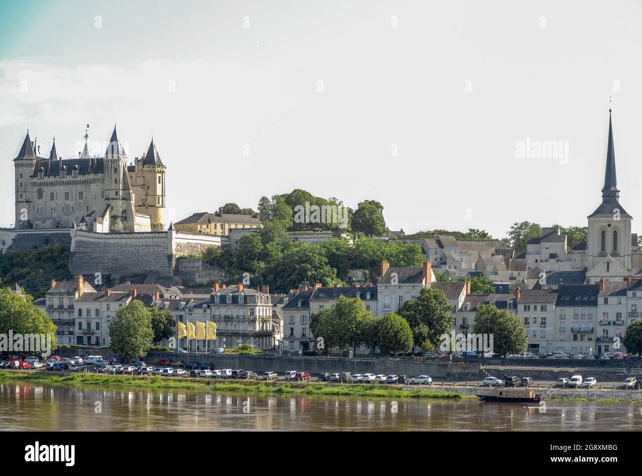 Saumur Castle, Saumur, Loire Valley, France Stock Photo