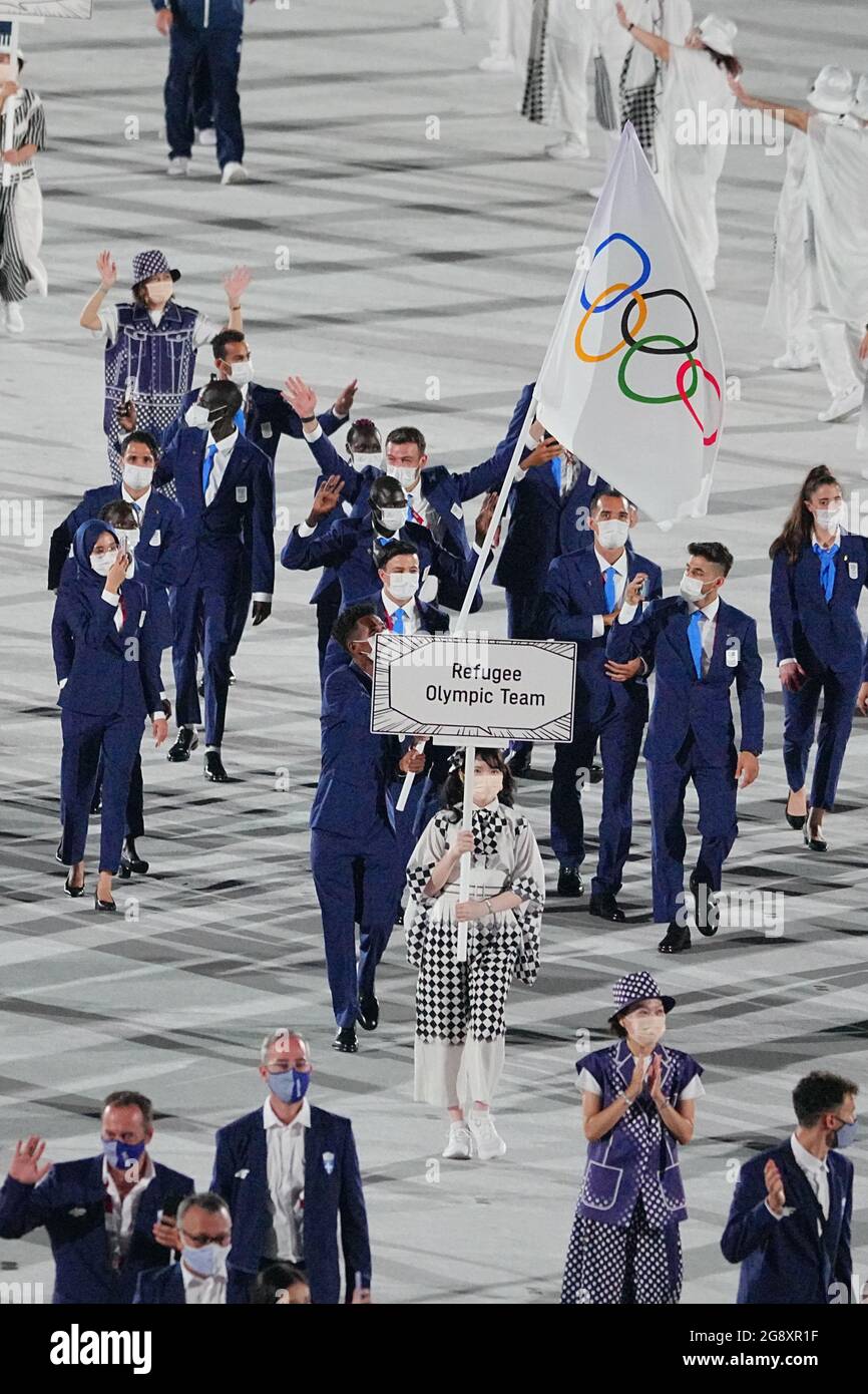Tokyo, Japan. 23rd July, 2021. Olympics Opening ceremony at the