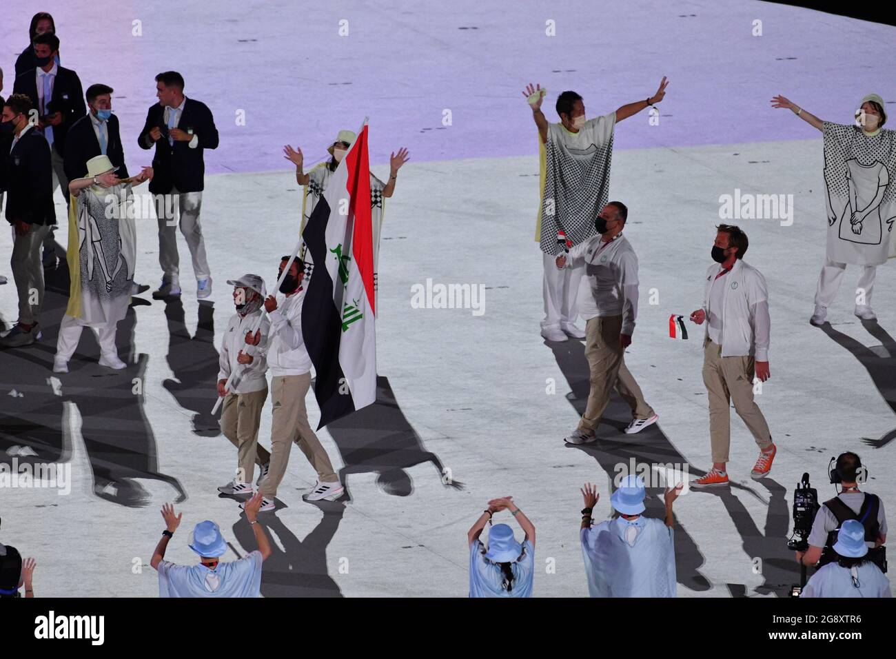 Iraq delegation (IRQ), JULY 23, 2021 Tokyo 2020 Olympic Games Opening