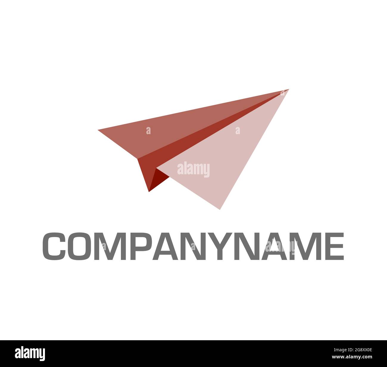 Paper plane. Toy plane. Ready logo Stock Vector Image & Art - Alamy