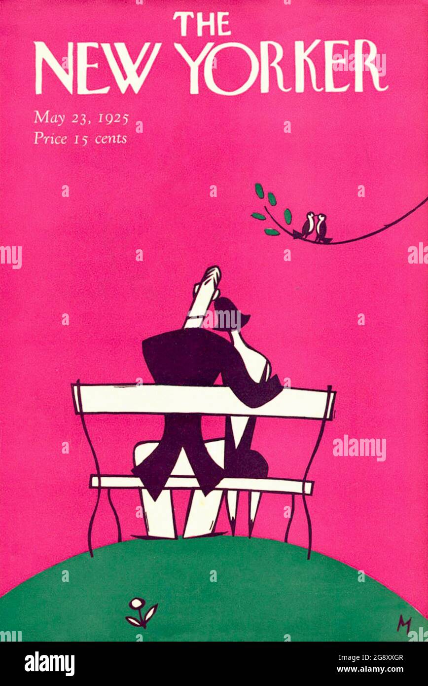The New Yorker magazine artwork Stock Photo Alamy