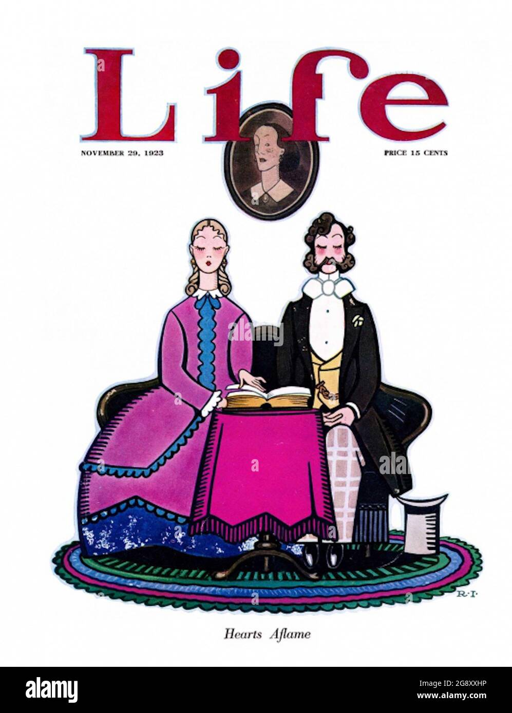Life Magazine Cover artwork by Rea Irvin Stock Photo