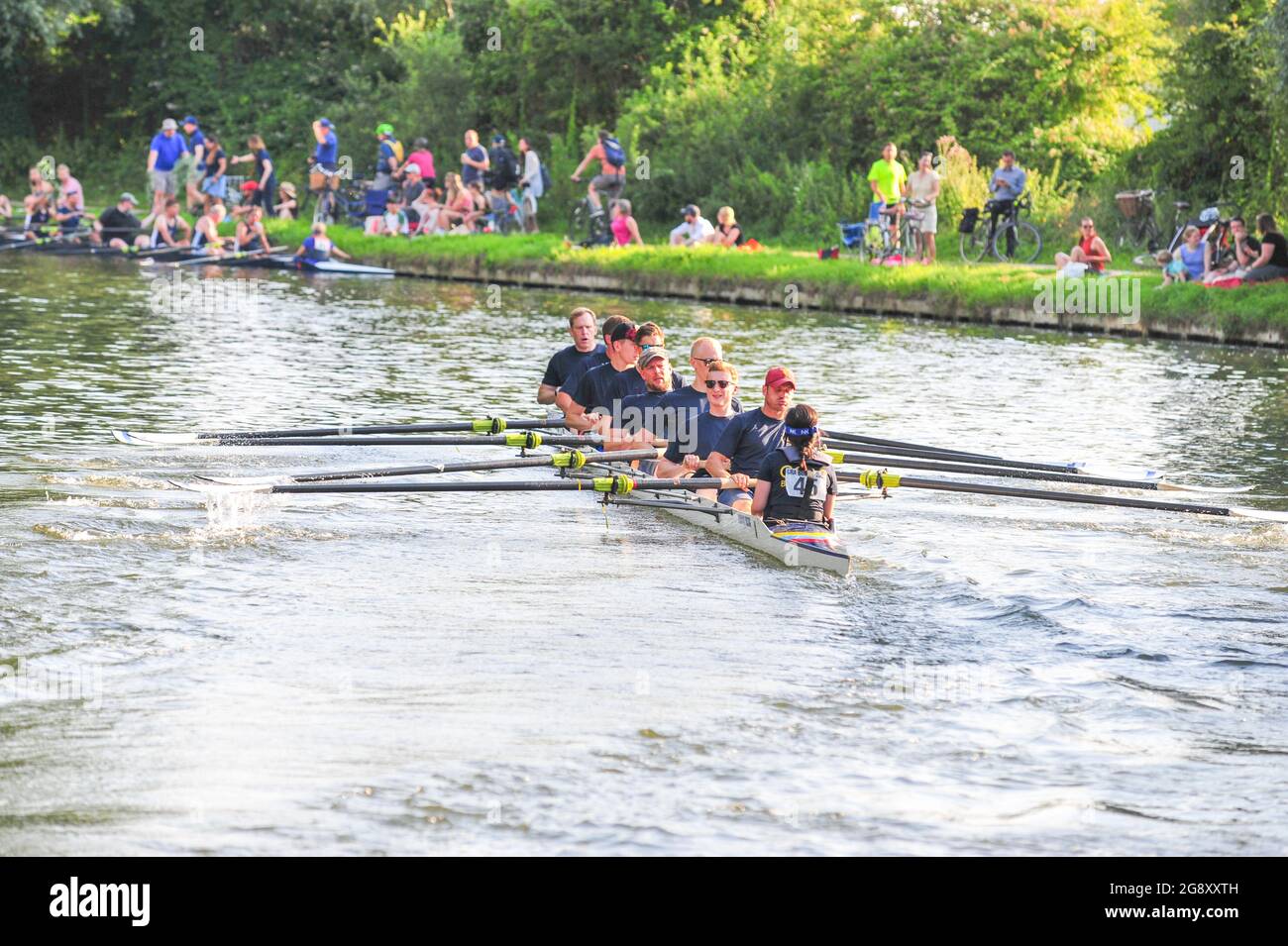 cambridge, Uk, England, 22-07-2021, Cambridge town bumps takes place ...