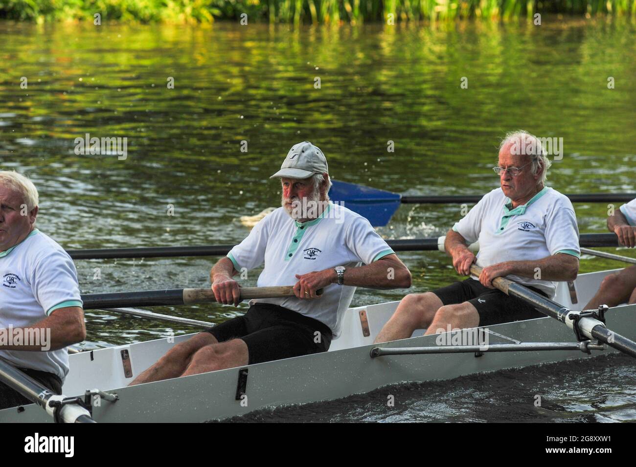 cambridge, Uk, England, 22072021, Cambridge town bumps takes place