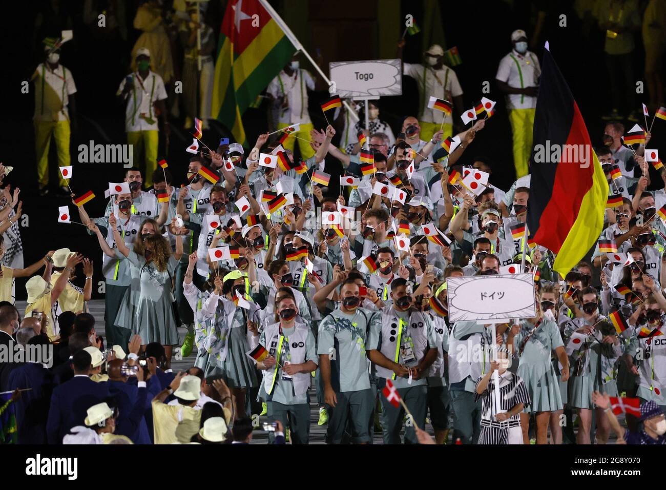 Tokyo Japan 23rd July 21 Tokyo Japan 23rd July 21 Team Germany Arrives During The Olympics Opening Ceremonies At Tokyo Olympics Stadium In Tokyo Japan On Friday July 23 21 Photo Tokyo Japan 23rd July 21 Tokyo Japan 23rd July 21 Team Germany Arrives During The Olympics Opening Ceremonies At Tokyo Olympics Stadium In Tokyo Japan On Friday July 23 21 Photo