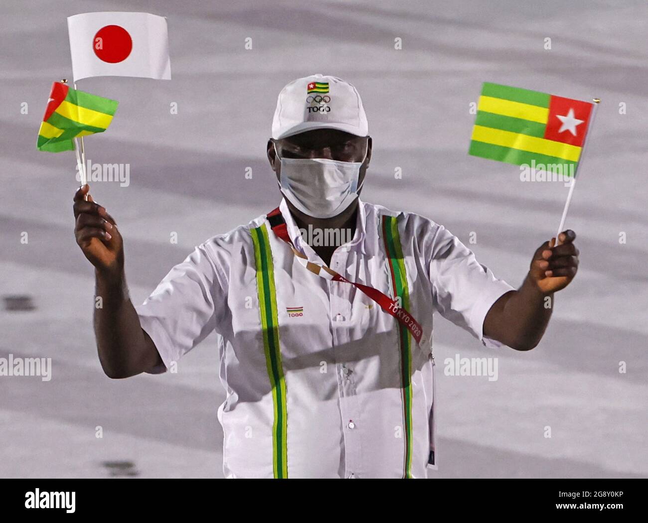 Tokyo Japan 23rd July 21 Tokyo Japan 23rd July 21 Team Togo Arrives During The Olympics Opening Ceremonies At Tokyo Olympics Stadium In Tokyo Japan On Friday July 23 21 Photo Tokyo Japan 23rd July 21 Tokyo Japan 23rd July 21 Team Togo Arrives During The Olympics Opening Ceremonies At Tokyo Olympics Stadium In Tokyo Japan On Friday July 23 21 Photo