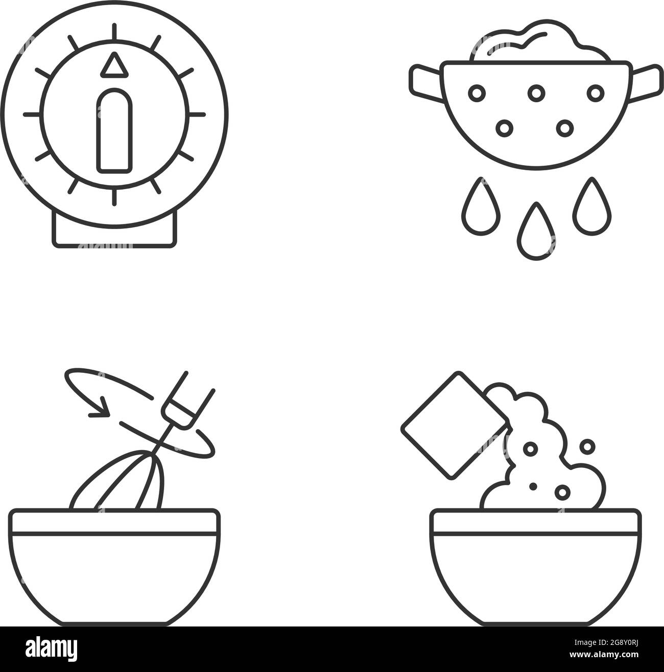 Drain food icon Cut Out Stock Images & Pictures - Alamy